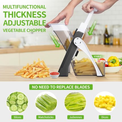 Safe Mandoline Vegetable Chopper